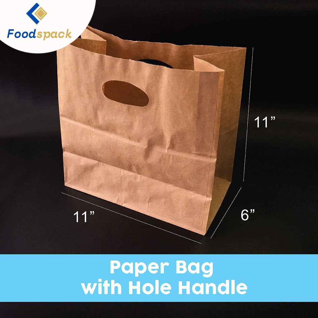 Paper Bag with Hole Handle - Foodspack